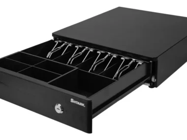 Cajón Dinero Metalico Apertura Automática Billetes Y Monedas Color Negro